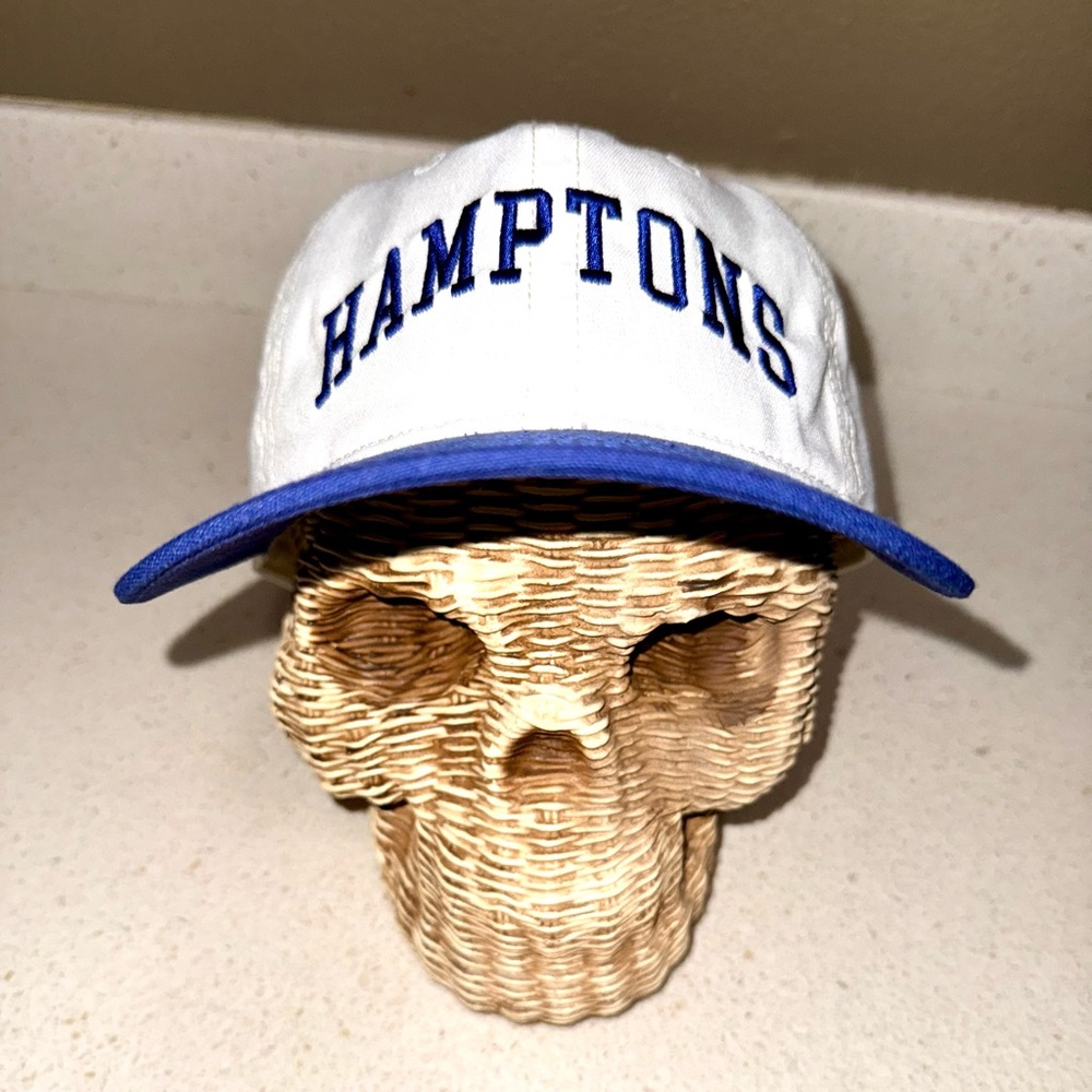 Mad Engine White and Blue Hamptons Cap with adjustable strap